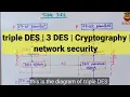 Triple DES 3 DES cryptography network security