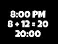 Military Time Made Simple 24-Hour Clock for Students