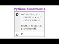 Python Lesson 38 Functions 4