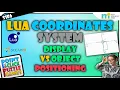 LUA COORDINATE SYSTEM EXPLAINED Learn the positioning of objects display coordinates Solar2D 2020
