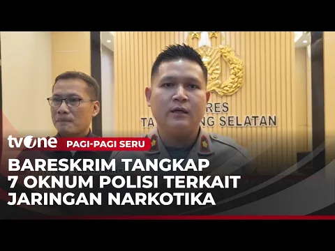 7 Oknum Anggota Satresnarkoba Polres Tangsel Ditangkap