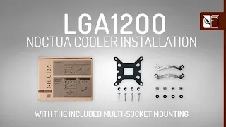 Noctua SecuFirm2 multi-socket CPU cooler installation