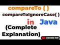 compareTo method in Java Full explanation