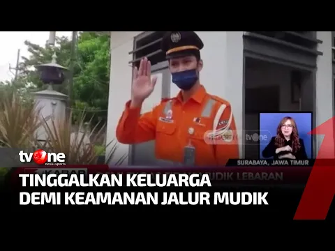 Demi Tugas Tidak Mudik Lebaran, Kisah Penjaga Jalur Perlintasan Kereta Api