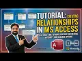 Creating Relationship in MS Access ERD Referential Integrity Rule