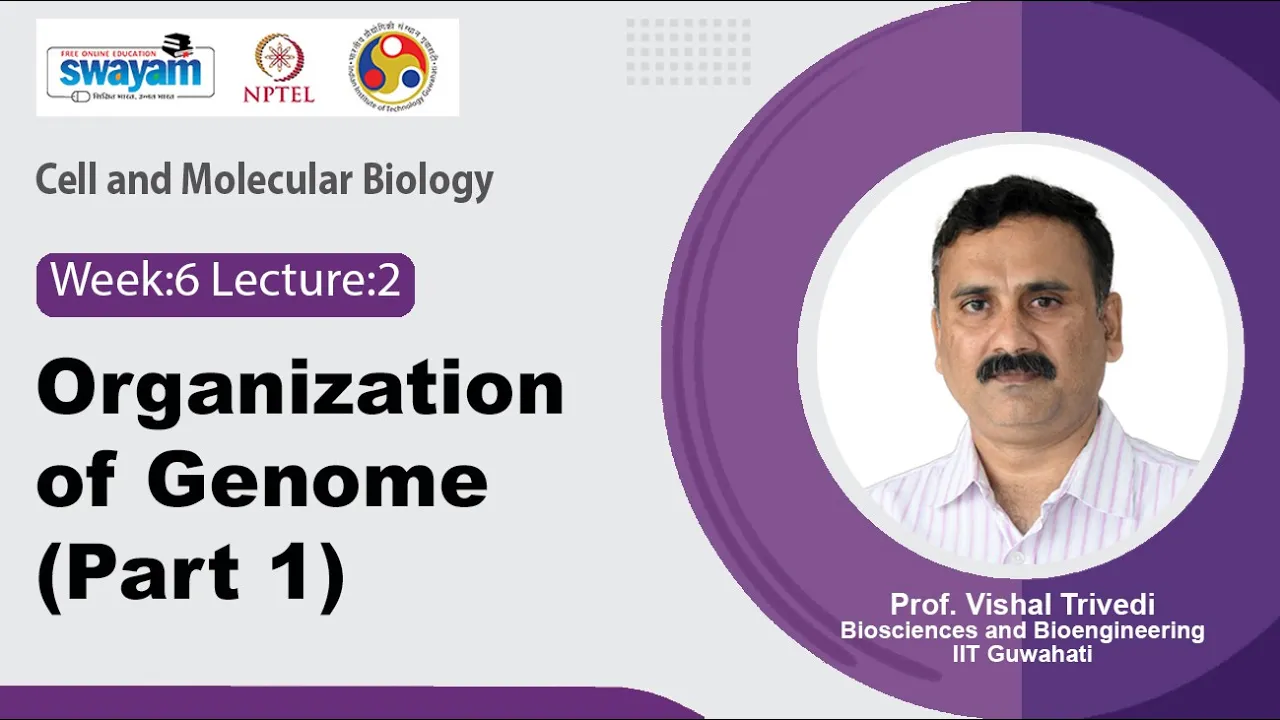 Lec 22: Organization of Genome (Part 1)