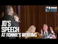 Did JD Give the Worst Wedding Speech Ever