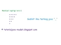Membuat Segitiga Dengan Pemrograman Mudah Java Versi 2 Part 1