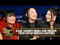 Download Lagu EJAE, Audrey Nuna \u0026 Rei Ami from KPop Demon Hunters Get Surprised with Platinum Record for \