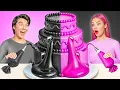 Download Lagu 黑色VS粉红色蛋糕装饰挑战 | 有趣的食物小竅門 Trend DO Challenge