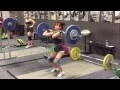 Jes Clean Jerk 73kg 161 lbs at 48kg Bodyweight