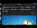 You can now download Windows 7 and Vista ISO images with every possible update included
