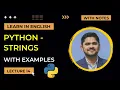 14 Python Strings Tutorial Python Tutorial for Beginners Amit Thinks