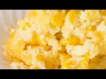 Easy Creamy Corn Pudding-Corn Casserole-Jiffy Mix-So Good