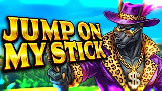JUMP ON MY STICK BOY