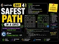 Day 4 Find the Safest Path in a Grid LeetCode 2812 C Coding Practice