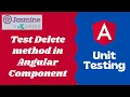 14 Write Test Cases For Delete method in Posts Component with Isolated Unit Tests - Angular testing