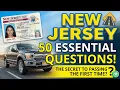 New Jersey Driving Test Practice Questions Pass First Try in 2026