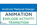 5 Android Explode Animation Activity Transition Android Material Design