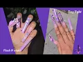 Purple Glitter Ombre Nails - DIY Glam Nail Art Tutorial