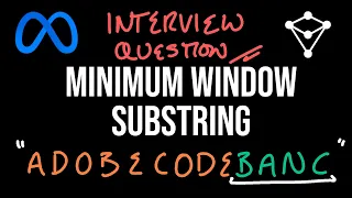Minimum Window Substring - LeetCode 76
