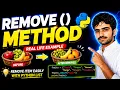 Lec 10 Python List remove Method python list methods Python Tutorial for Beginners