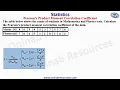 Pearson s Product Moment Correlation Coefficient
