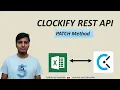 CLOCKIFY REST API Patch Method