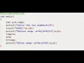 C Program to Swap Two Numbers With and Without a Temporary Variable