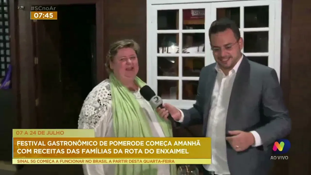 Festival Gastronômico de Pomerode começa com receitas das famílias da Rota do Enxaimel