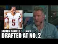Jayden Daniels drafted at No 2 by the Commanders Pat McAfee Draft Spectacular