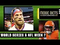NFL Week 7 recap Astros vs Phillies World Series picks Bears vs Patriots MNF picks Moxie Bets