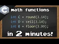 C math functions