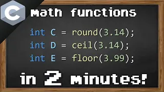 C math functions
