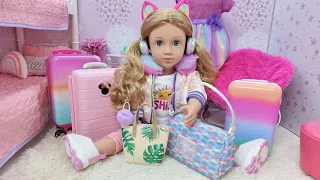 OUR GENERATION DOLL PACKING BAGS TO TRAVEL