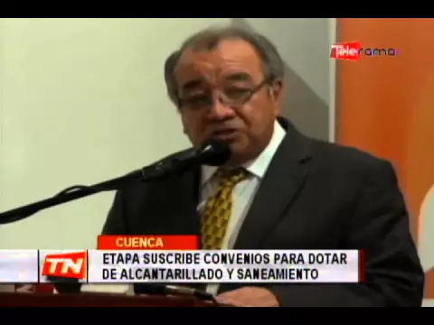 ETAPA suscribe convenios para dotar de alcantarillado y saneamiento