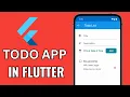 Build a Flutter Todo App with Provider DateTime Picker Step-by-Step