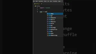 How to generate a random number using Python