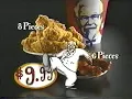 KFC animated Col Sanders - new extra crispy chicken 1999