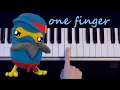 Download Lagu Ninja - Didi \u0026 Friends / one finger EASY piano tutorial (melodica tutorial)