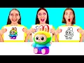 Download Lagu Siapa Yang Melukis Paling Bagus, Mendapatkan Hadiahnya | Hack Makanan Lucu TeenTeam Challenge