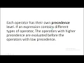 Operator Precedence Visual Basic Chapter 4 part 6