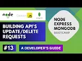 Build REST API with Node Express MongoDB - Update Delete Apis