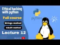 Python Strings A Beginner s Guide to String Manipulation Lecture 12