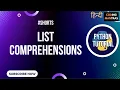 Python tutorial List comprehensions