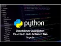 Program a Countdown Calculator in Python