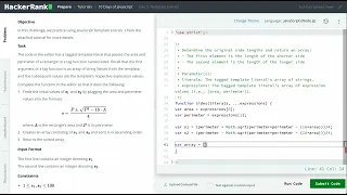 Hackerrank 10 Days of Javascript - Day 5 Template Literals