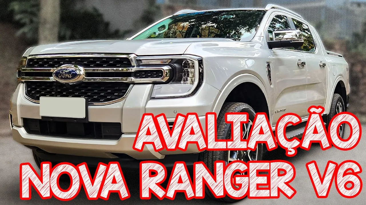 Avalição NOVA FORD RANGER V6 - MAIS BARATA QUE HILUX, S10 E AMAROK - Carro Chefe