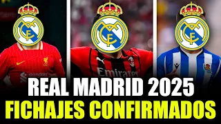 💥 FICHAJES CONFIRMADOS del REAL MADRID 2025 | ¡QUIÉNES SON y CUÁNDO LLEGAN!