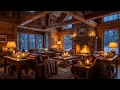 Lagu Cozy Winter Jazz with Relaxing Cabin Fireplace 🔥 Soft Jazz Music and Gentle Snowfall for Work, Study